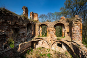 Europe, Poland, Lower Silesia, Milicz / Militsch - Ruins of Milicz Castle 