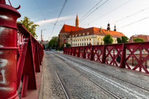 Europe, Poland, Lower Silesia, Wroclaw - Most Piaskowy / Sandbrücke Breslau / Piaskowy bridge Europe, Poland, Lower Silesia, Wroclaw - Most Piaskowy / Sandbrücke Breslau / Piaskowy bridge