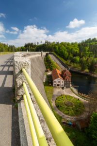 Europe, Poland, Lower Silesia, Pilchowice Dam / Bobertalsperre Mauer Europe, Poland, Lower Silesia, Pilchowice Dam / Bobertalsperre Mauer