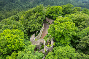 Europe, Poland, Lower Silesia, Castle Bolczow / Bolzenschloss in Rudawy Janowickie Europe, Poland, Lower Silesia, Castle Bolczow / Bolzenschloss in Rudawy Janowickie