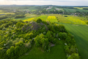 Europe, Poland, Lower Silesia, Czartowska Skala / Spitzberg , extinct volcano Europe, Poland, Lower Silesia, Czartowska Skala / Spitzberg , extinct volcano