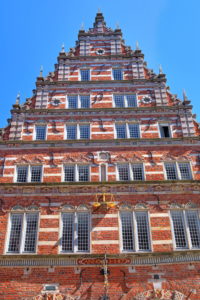 Historical Gable Front of the City Scales, Bremen, State of Bremen, Northern Germany, Germany Historical Gable Front of the City Scales, Bremen, State of Bremen, Northern Germany, Germany
