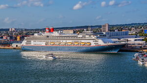 Cruise ship Bolette in port, Southampton, Hampshire, Great Britain, England