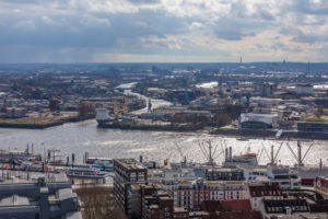 The Hanse city of Hamburg recorded by the Hamburg Michel The Hanse city of Hamburg recorded by the Hamburg Michel