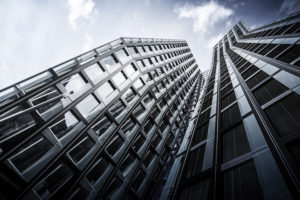 Hochhaus Tanzende Türme in Hamburg, Deutschland Hochhaus Tanzende Türme in Hamburg, Deutschland