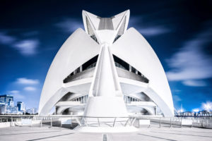 Opernhaus Palau de les Arts Reina Sofia, Architekt Santiago Calatrava, Ciudad de las Artes y de las Ciencias, Valencia, Spanien Opernhaus Palau de les Arts Reina Sofia, Architekt Santiago Calatrava, Ciudad de las Artes y de las Ciencias, Valencia, Spanien