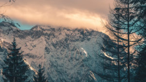 Wintry Karwendel mountains, Mittenwald, Werdenfelser Land, district Garmisch-Partenkirchen, Bavaria, Germany Wintry Karwendel mountains, Mittenwald, Werdenfelser Land, district Garmisch-Partenkirchen, Bavaria, Germany