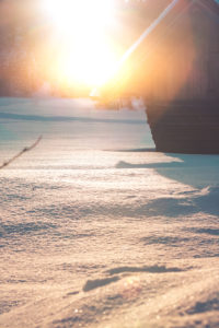 View above snow-covered Barmsee at sundown, Mittenwald, Karwendel, Werdenfelser Land, district Garmisch-Partenkirchen, Bavaria, Germany View above snow-covered Barmsee at sundown, Mittenwald, Karwendel, Werdenfelser Land, district Garmisch-Partenkirchen, Bavaria, Germany