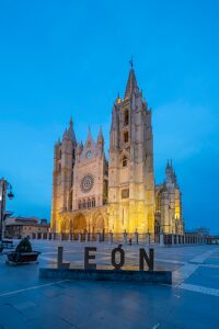 Santa María de Regla de Leon Cathedral, Leon, Castile and Leon, Spain, Europe