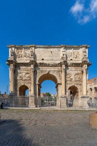 Arch of Constantine (Arco di Costantino), UNESCO World Heritage Site, Rome, Lazio, Italy, Europe