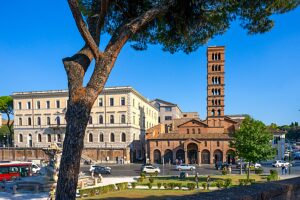 Basilica of Santa Maria in Cosmedin, Rome, Lazio, Italy, Europe