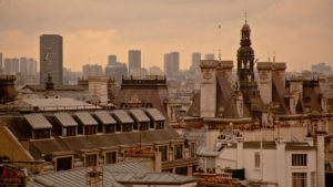 Europe, France, Paris, rooftops of Paris Europe, France, Paris, rooftops of Paris