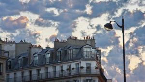 Europe, France, Paris, row of houses Europe, France, Paris, row of houses