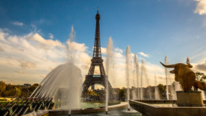 Europe, France, Paris, Jardin du Trocadero, Fountain of Warsaw Europe, France, Paris, Jardin du Trocadero, Fountain of Warsaw