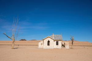 abandoned house in the southwest of Namibia abandoned house in the southwest of Namibia
