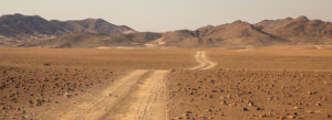 Road in Kaokoland, Purros area Road in Kaokoland, Purros area