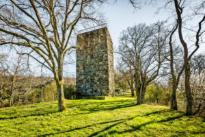 Residential tower of Burg Sponheim, in the Soonwald (Hunsrück), lies on a ridge, outside with hump blocks, founded by Counts von Sponheim, Hildegard von Bingen, Jutta von Sponheim, Spornburg, Residential tower of Burg Sponheim, in the Soonwald (Hunsrück), lies on a ridge, outside with hump blocks, founded by Counts von Sponheim, Hildegard von Bingen, Jutta von Sponheim, Spornburg,