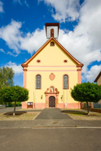 Monastery complex in Pfaffen-Schwabenheim, Rheinhessen, cultural property according to the Hague Convention, Monastery complex in Pfaffen-Schwabenheim, Rheinhessen, cultural property according to the Hague Convention,