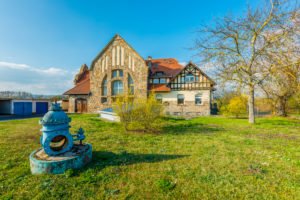 Altes Wasserwerk in Ingelheim, Rheinhessen, (Badstrasse), Pumpstation der Wasserversorgung Rheinhessen-Pfalz, Altes Wasserwerk in Ingelheim, Rheinhessen, (Badstrasse), Pumpstation der Wasserversorgung Rheinhessen-Pfalz,