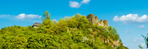 Rosenburg-Ruine in Argenschwang,
im Soonwald (Hunsrück) im Gräfenbachtal, Rosenburg-Ruine in Argenschwang,
im Soonwald (Hunsrück) im Gräfenbachtal,