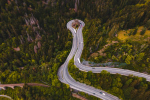 Schwarzwald, Höllental, Kreuzfelsenkurve, Viadukt, Ravennaschlucht, Baden-Württemberg, Deutschland, Europa Schwarzwald, Höllental, Kreuzfelsenkurve, Viadukt, Ravennaschlucht, Baden-Württemberg, Deutschland, Europa