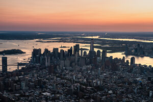 Manhattan, New York City, USA, sunset Manhattan, New York City, USA, sunset