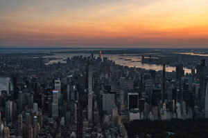Manhattan, New York City, USA, sunset Manhattan, New York City, USA, sunset