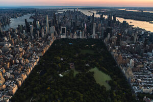 Central Park, Manhattan, New York City, USA, sunset Central Park, Manhattan, New York City, USA, sunset