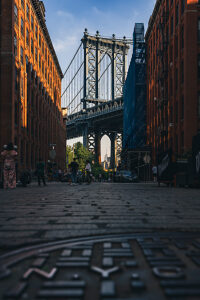 Dumbo, Brooklyn, Manhattan Bridge, New York City, Manhattan, USA Dumbo, Brooklyn, Manhattan Bridge, New York City, Manhattan, USA