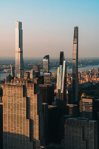 New York City, city overview of SUMMIT One Vanderbilt, Rockefeller Center, Manhattan, USA New York City, city overview of SUMMIT One Vanderbilt, Rockefeller Center, Manhattan, USA