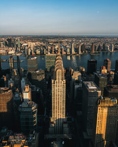 New York City, city overview of SUMMIT One Vanderbilt, Chrysler Building, Manhattan, USA New York City, city overview of SUMMIT One Vanderbilt, Chrysler Building, Manhattan, USA