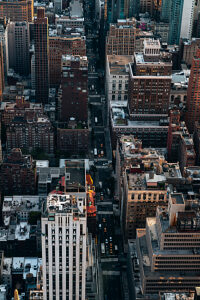 New York City, city overview of SUMMIT One Vanderbilt, Manhattan, USA New York City, city overview of SUMMIT One Vanderbilt, Manhattan, USA