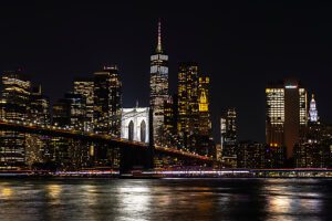 Brooklyn Bridge, New York City, Manhattan, USA, at night, illuminated Brooklyn Bridge, New York City, Manhattan, USA, at night, illuminated