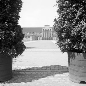Exhibition hall at Hindenburg gardens of Ludwigshafen, Germany 1930s. Exhibition hall at Hindenburg gardens of Ludwigshafen, Germany 1930s.