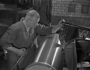 A working day at a printing office, Germany 1930s. A working day at a printing office, Germany 1930s.