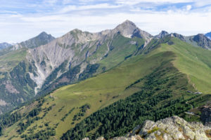 Europa, Österreich, Tirol, Osttirol, Kals am Großglockner, Blick auf die Kalser Höhe und die umliegenden Gipfel Europa, Österreich, Tirol, Osttirol, Kals am Großglockner, Blick auf die Kalser Höhe und die umliegenden Gipfel