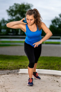 Woman, 20 years old, shot put, athletics, Schorndorf, Baden Württemberg, Germany Woman, 20 years old, shot put, athletics, Schorndorf, Baden Württemberg, Germany