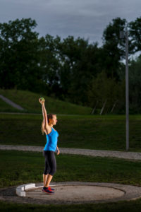 Woman, 20 years old, shot put, athletics, Schorndorf, Baden Württemberg, Germany Woman, 20 years old, shot put, athletics, Schorndorf, Baden Württemberg, Germany