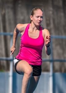 Athletics, woman, 22 years old, at sprint, Germany Athletics, woman, 22 years old, at sprint, Germany