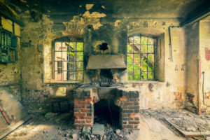 former forging furnace in a deserted factory former forging furnace in a deserted factory