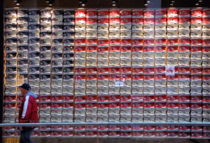 Shoe Store Converse in Manhattan, New York, USA, Shoe Store Converse in Manhattan, New York, USA,