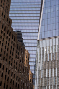 One World Trade Center and other high-rise buildings in the Financial District of Manhattan, New York City, USA One World Trade Center and other high-rise buildings in the Financial District of Manhattan, New York City, USA