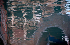 Water reflection in Venice, Italy Water reflection in Venice, Italy