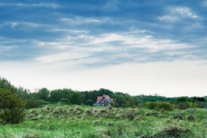 A house in the dunes near Renesse, the Netherlands A house in the dunes near Renesse, the Netherlands
