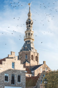 The steeple of Zierikzee, the Netherlands The steeple of Zierikzee, the Netherlands