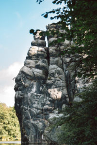 Teutoburg Forest around the Externsteine in Horn-Bad Meinberg, North Rhine-Westphalia, Germany Teutoburg Forest around the Externsteine in Horn-Bad Meinberg, North Rhine-Westphalia, Germany