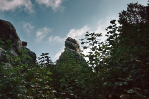 Teutoburg Forest around the Externsteine in Horn-Bad Meinberg, North Rhine-Westphalia, Germany Teutoburg Forest around the Externsteine in Horn-Bad Meinberg, North Rhine-Westphalia, Germany