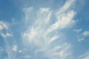 Sky streaked with veil clouds Sky streaked with veil clouds