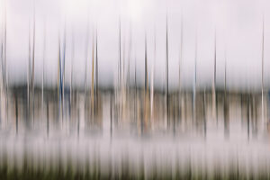 Long exposure of the boats in Fahrensodde marina Long exposure of the boats in Fahrensodde marina