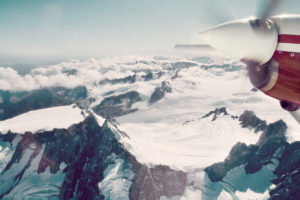 Fly over Franz Josef Glacier, New Zeland Fly over Franz Josef Glacier, New Zeland